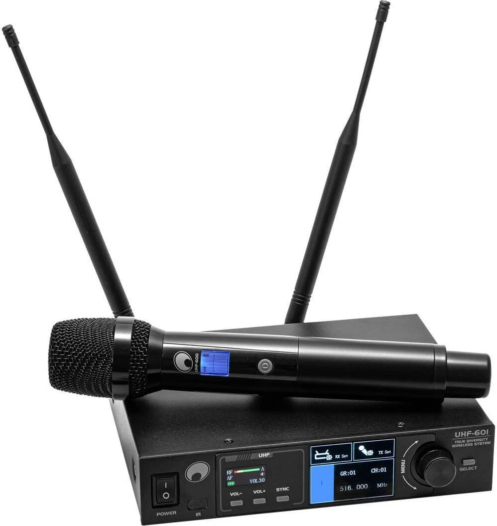 Omnitronic UHF-601 1-Channel UHF Wireless System (823-832/863-865 MHz)