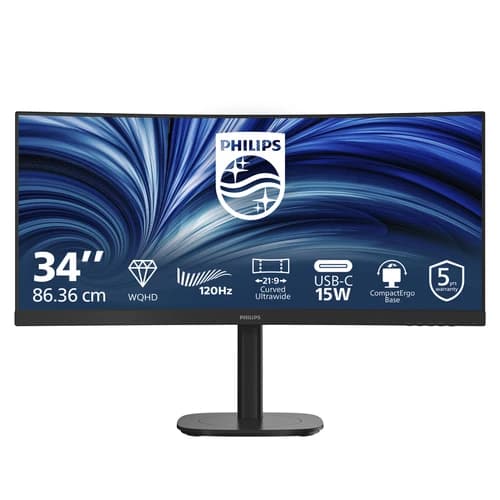 PHILIPS 34B2N3500C 34" UWQHD VA 120Hz