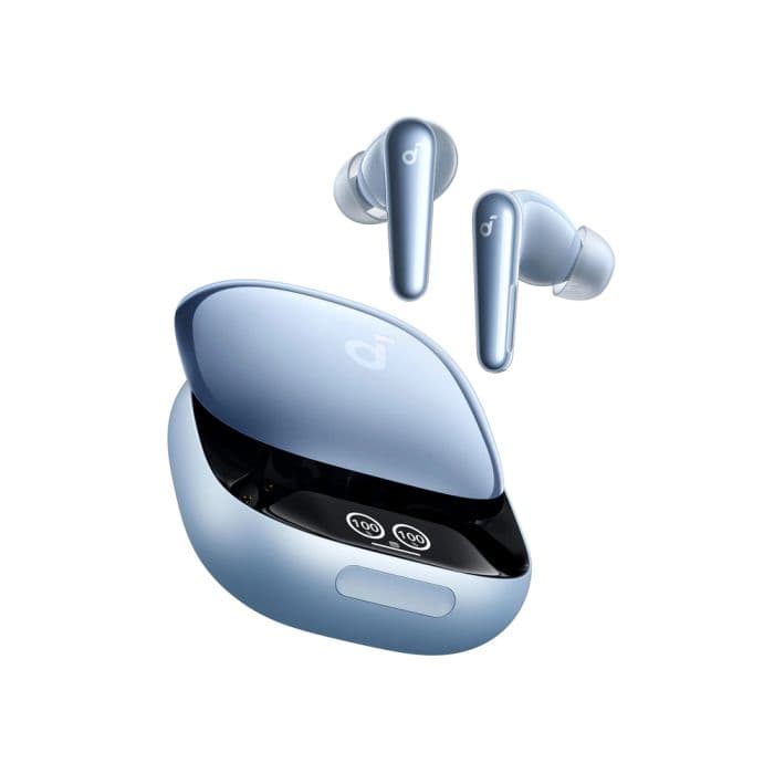 Anker Soundcore Liberty 4 Pro, svetlečo modre