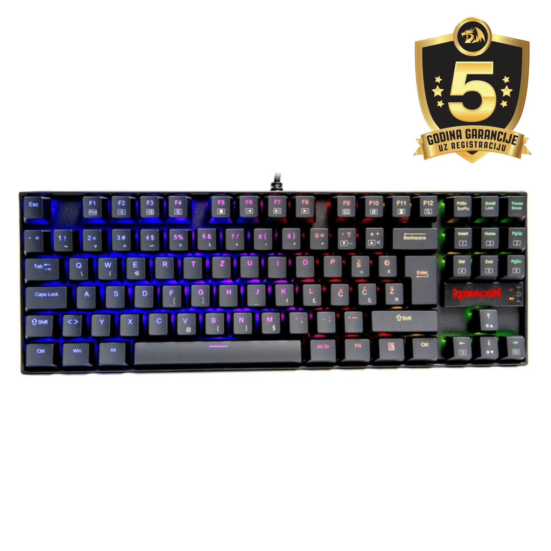 Redragon Kumara K552 RGB Mechanical SLO/CRO