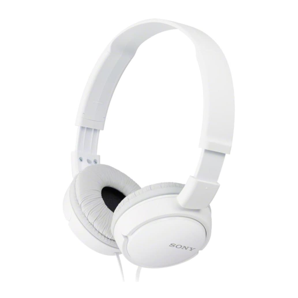 Slualke Sony 3.5 MDR-ZX110W HEAD ON - bele