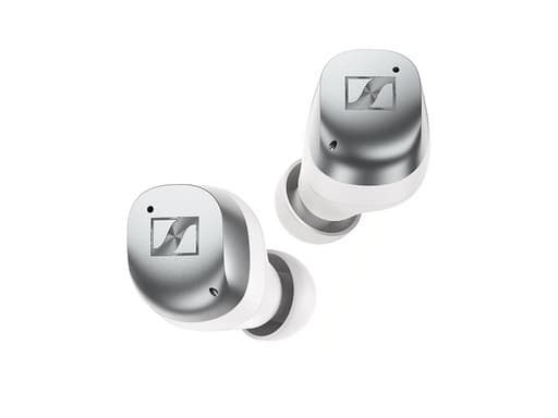 Slualke Sennheiser MOMENTUM True Wireless 4, In-Ear, ANC, bele/srebrne