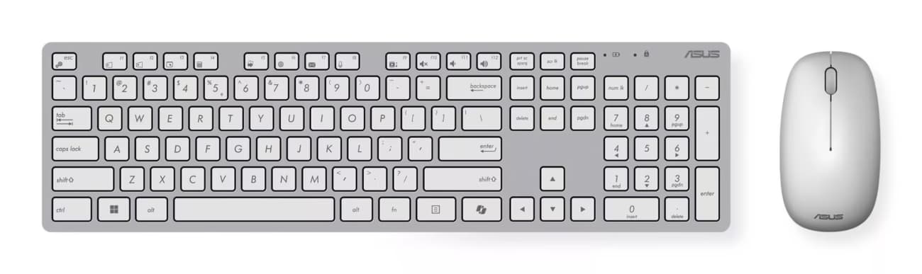 ASUS +MOUSE WRL OPT. W5000/White 90XB0430-BKM3D0