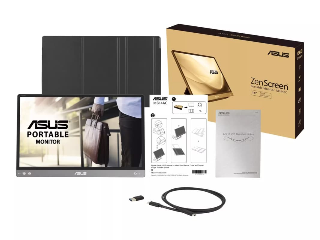 ASUS ZenScreen MB14AC Portable USB 14" FHD IPS