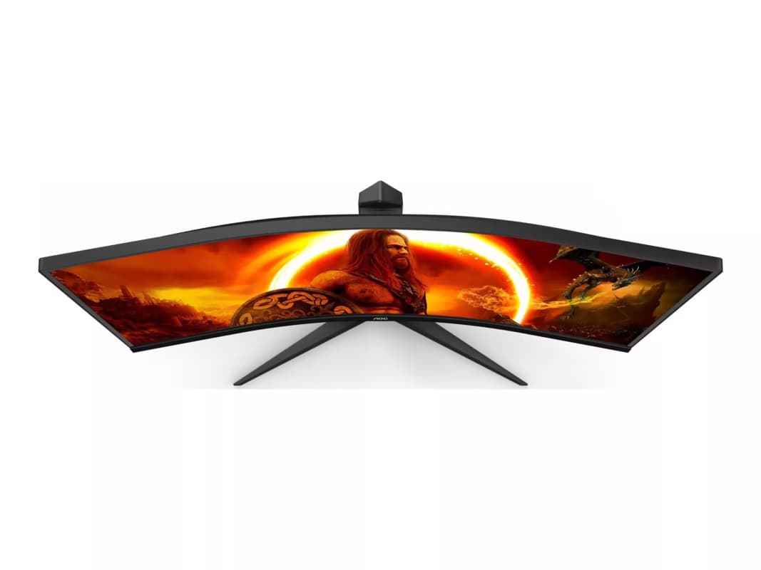 AOC CU34G2XP/BK 34inch 3440x1440 VA 180hz High adjustable Stand HDR400 Freesync Premium USB HUB 4x3.0 2xDP 2xHDMI