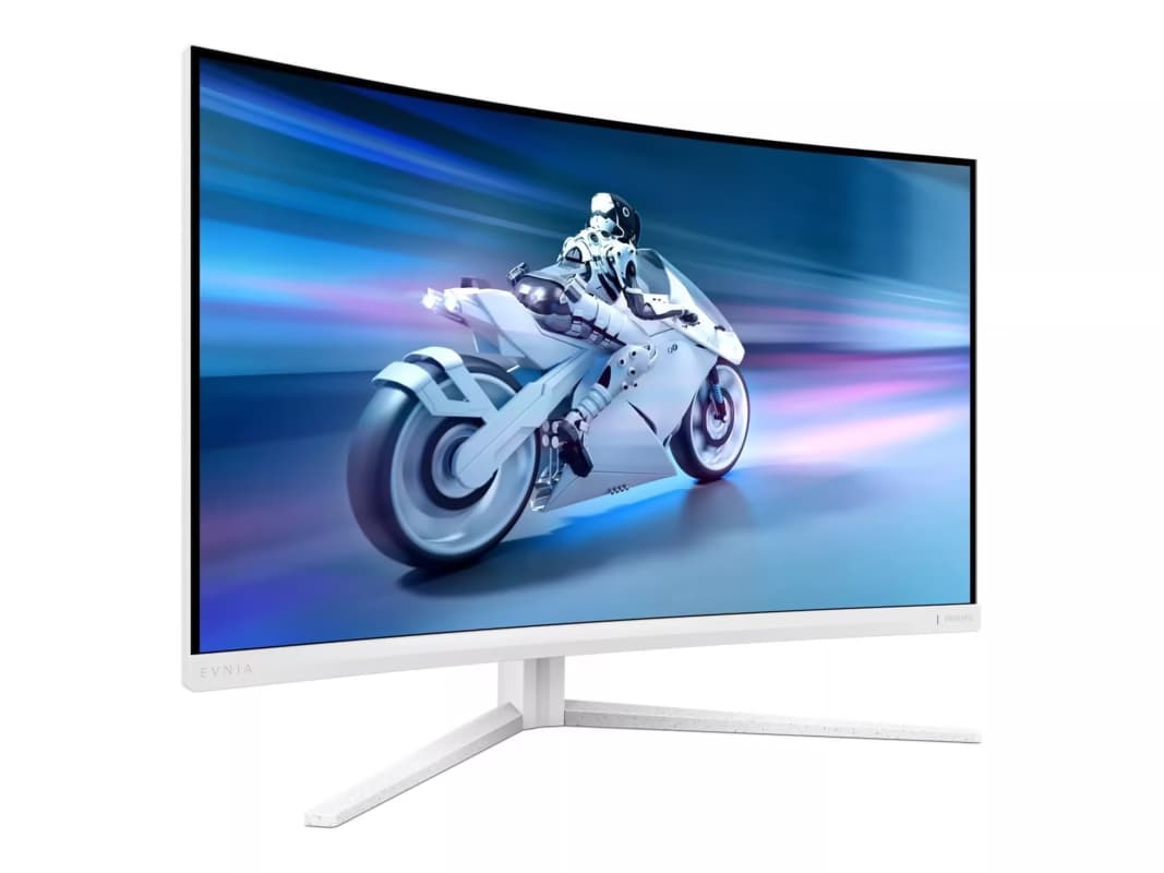 Philips 31.5inch 2560x1440 VA Curved 1500R 130mm EVNIA 5000 Ambiglow Curved QHD 2K 180Hz Fast VA 1ms GtG HDR10