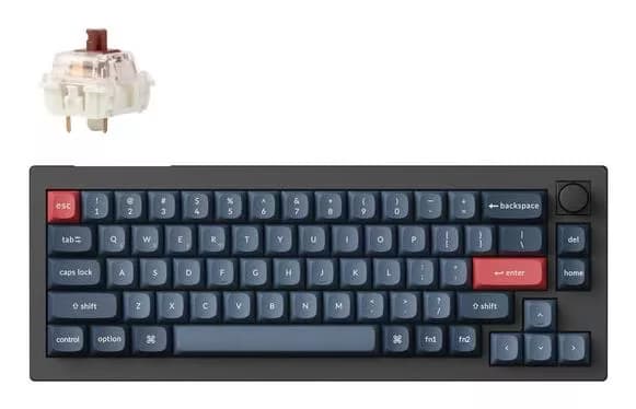Keychron V2 Max Wireless, RGB Backlight, Carbon Black, V2M-D3