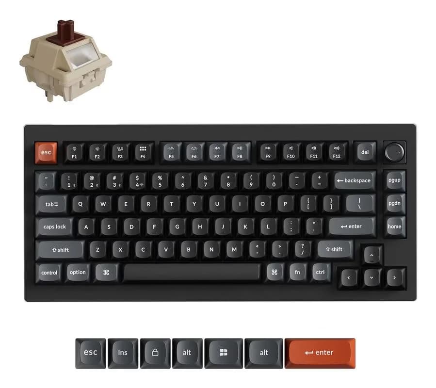 Keychron V1 Ultra Wireless - Black (V1U-D3)