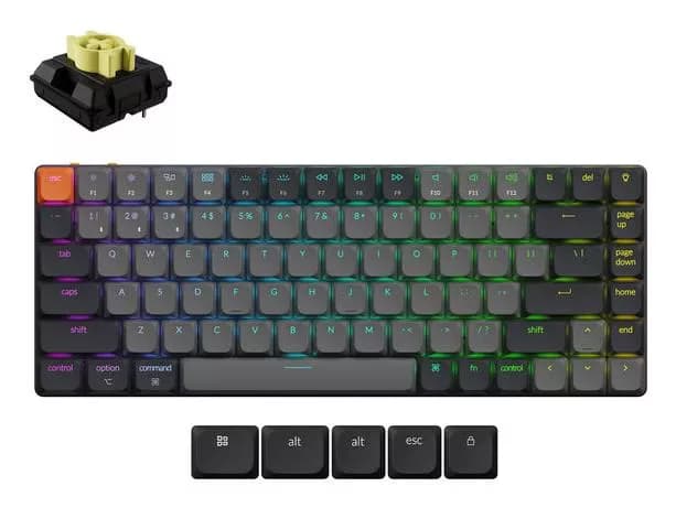 Keychron K3 Wireless RGB, Black, K3X-B4