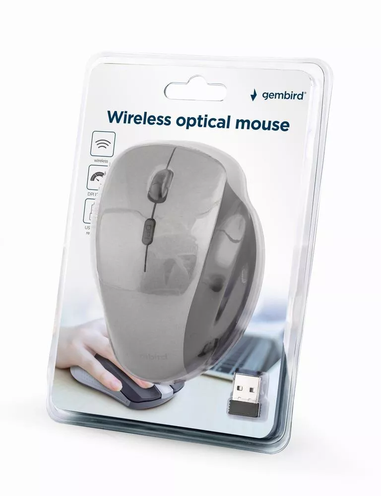 Gembird MUSW-6B-02-BG 6-Button Wireless Optical Mouse