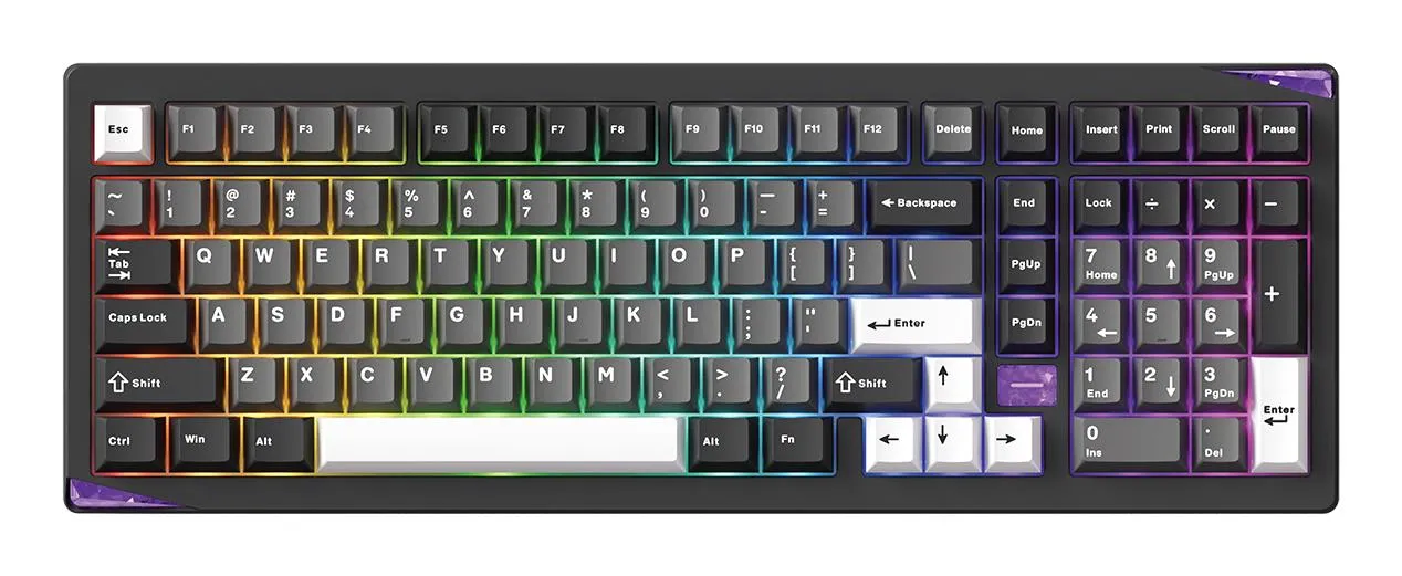 LG KEYBOARD WRL GEM 02 VIA/BLACK/SIL. 6978414650828 AKKO