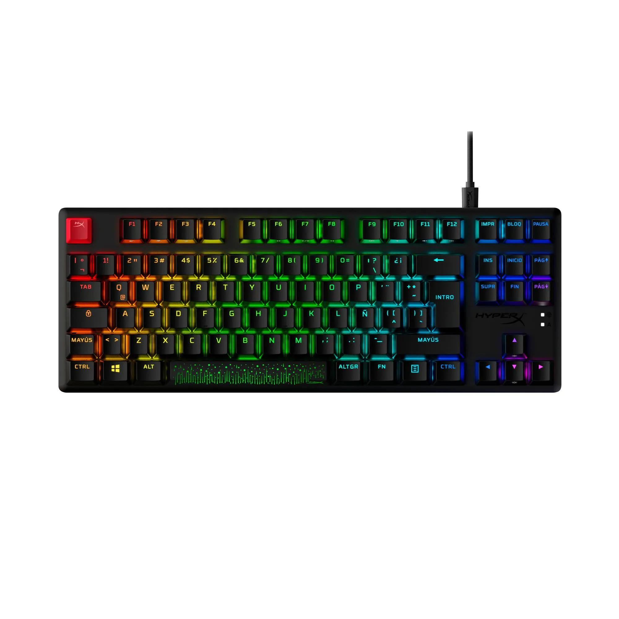 HyperX Žaidimų klaviatūra Alloy Origins Core PBT HX Aqua 639N9AA#ABA
